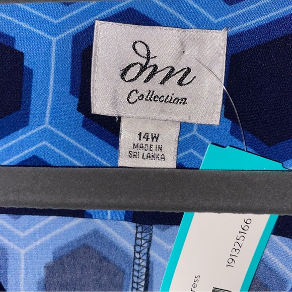 Donna Morgan Women's Long Sleeve Collared Matte Jersey Dress - Picture 8 of 10